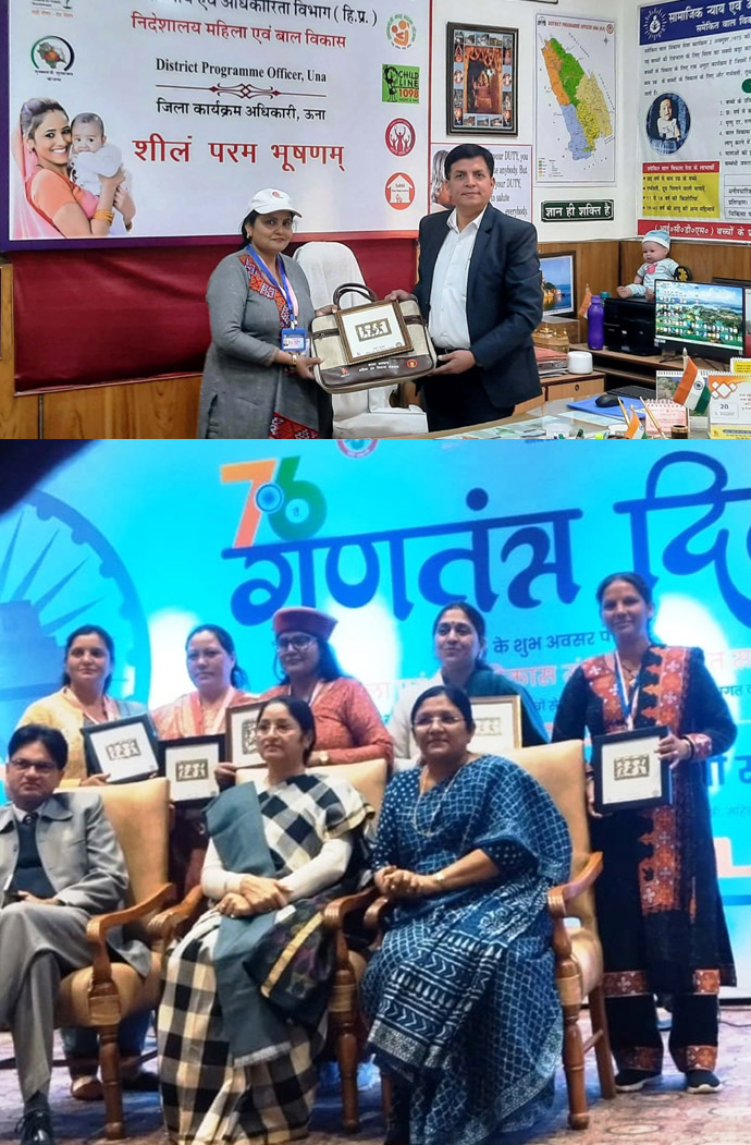 Jeevan Lata received honor for excellent and commendable services